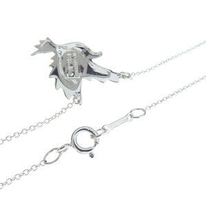 Tiffany Co bird motif necklace silver